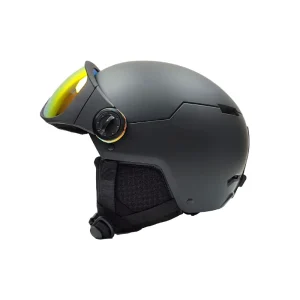 CE Certificate Customized logo Snow Helmets for Men & Women Comfortable Breathable Skiing Helmets with Glasses