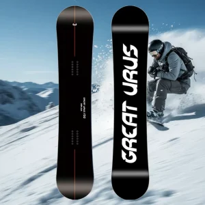 CE Certified OEM Snowboard Manufacturer for Professional Adults with Two Way All Round Flat Flower Design and ISO Factory