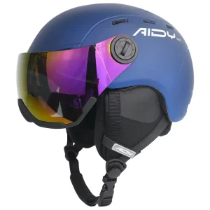 CE EN 1077 Certified OEM Custom Snowboard Helmets with Goggle for Kids Youth Adult Snow Sport Protective Ski Helmet with Visor