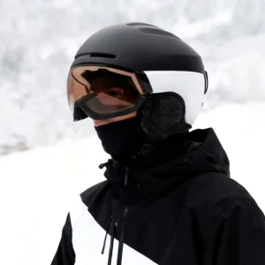 CE EN1077 Ski Helmet with Goggles Lightweight Breathable Snowboard Helmet for Mountain Sports