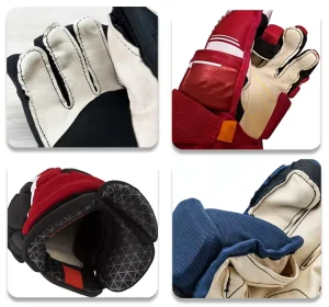 CN Factory OEM Ice Hockey Training Equipment Comfortable Flylite Ice Hockey Gloves for Children and Adult