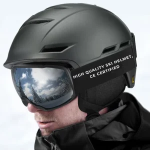 CPSC and CE EN1077-Certified Snowboard and Ski Helmet with Two Ventilation Modes