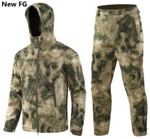Camo Waterproof Tactical Jacket and Pants Hunting Suit