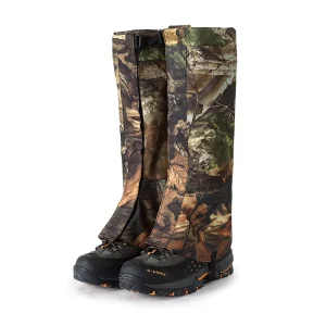 Camouflage Outdoor Leg Gaiters for Hiking Climbing Hunting Waterproof Snow Ski Boot Gaiters Leg Cover