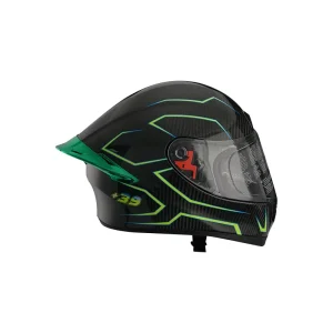 Carbon Fiber Full-Face Ski, Snowboard, Sledding, and Motorcycle Helmet