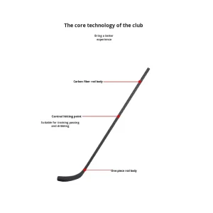 Carbon Fiber Ice Hockey Stick Model BY-WJ00 Manufacturer