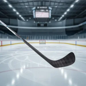 Carbon Fiber Ice Hockey Stick with Reinforced Blade Construction