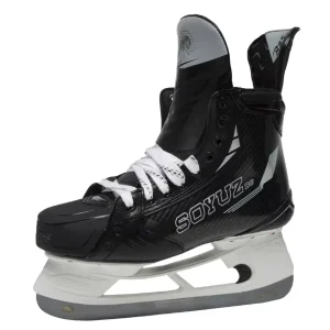Carbon Fiber PVC Ice Hockey Skates with Hockey Stick and Puck