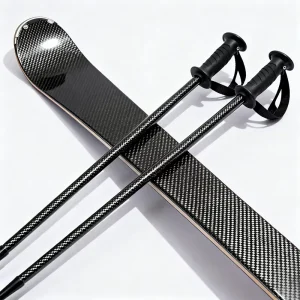 Carbon Fiber Ski Pole and Sled Board for Winter Snow Sports
