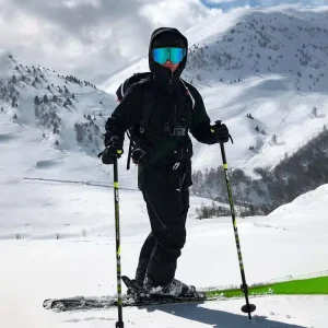 Carbon Fiber Trekking Poles and Cross Country Snow Ski Poles