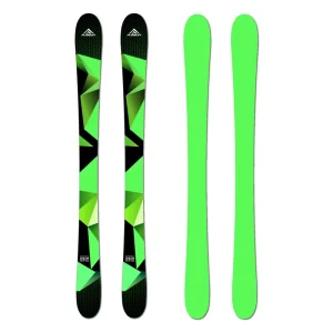 Carbon Fiber and Fiberglass Freestyle Ski Set