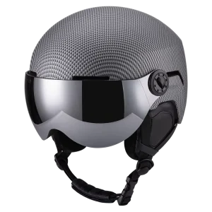 Carbon Snowboard Ski Helmet with Goggles and Custom Logo