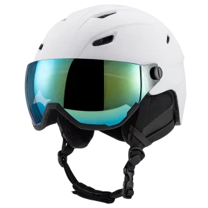 Certified CE EN1077 New Design Ski Sports Protection Snow Ski Helmet with Glasses