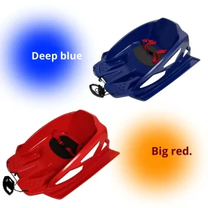 Children’s and Adults’ HDPE Thickened Wear-Resistant Ski Board for Skiing and Sledding