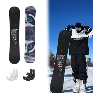 China Manufacture Adult Freeride Snowboard with Custom Pattern and Poplar Wood Core