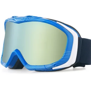 China Supplier New Oem Custom Anti Fog Anti Cold Anti Ultraviolet Blue Smooth Snow Goggles