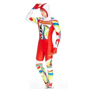 China Windproof Breathable Skate Uniforms Long Ice Speed Skating Skin Suit
