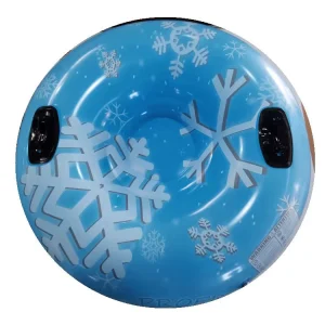 Christmas Snowflake Printed Inflatable Snow Tube for Kids and Adults