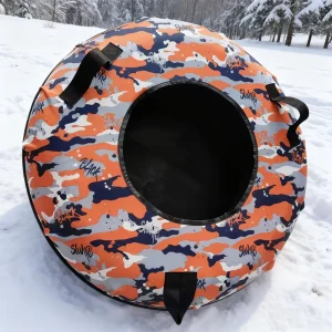 Colorful Inflatable Snow Tube Slide for Winter Snow Parks and Amusement