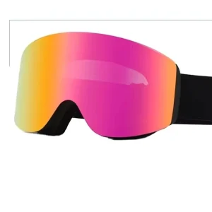 Colorful Magnetic Cylindrical Ski Goggles Anti-Fog Cylindrical Lens Unisex
