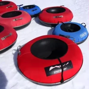Commercial Snow Tube Round Inflatable Snow Sled Sledge for Rainnbow Slide Dry Snow Slide