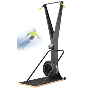Commercial Wind Resistance Ski Machine Skiing Equipment Multifunctional Ski Trainer with Display Monitor for Cardio Exercise