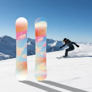 Compact All Purpose Two Way Carbon Fiber Wood Flatboard for Women Beginners Snowboarding Durable Direct Supply Price