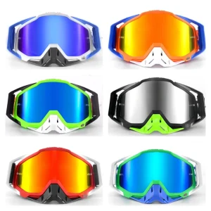Cross Border Motorcycle Riding Goggles Dust Proof Windproof Impact Resistant Eyewear for Off Road Motocross Ski Outdoor Sports
