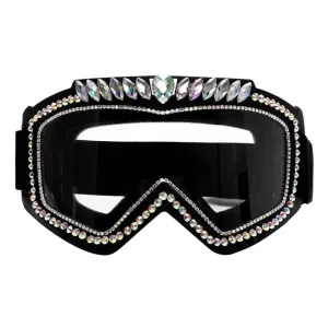 Cross Border Spot Diamond Magic Goggles for Music Festival Carnival Steam Cyberpunk Ski Ride for Cycling Motorcycle Enthusiasts