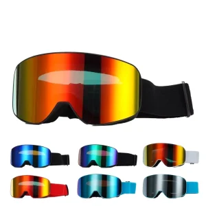 Cross border Children’s Ski Goggles Double Layer Anti Fog Professional Sports Equipment HD Breathable Windproof Eye Protection