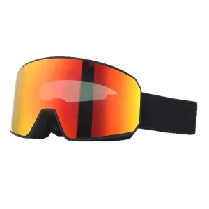 Cross border Ski Goggles Double layer Anti fog Frameless UV400 Protection Adjustable Strap Mountaineering Outdoor Sports