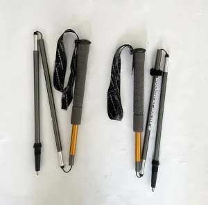 Custom 7075 Aluminum Adjustable Foldable Collapsible Nordic Walking and Trekking Poles