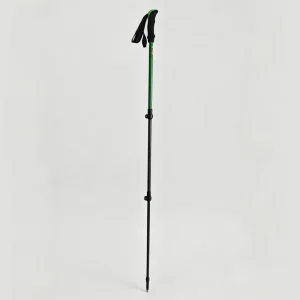 Custom Full Carbon Trekking Pole 3 Section External Flip Lock Anti Slip Grip & Tungsten Tip For Outdoor Hiking