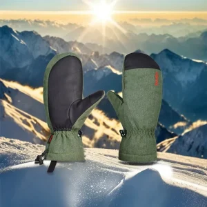 Custom HBG 1215 Full Finger Ski Gloves Waterproof Warm Snowboard Insulation Windproof Snow Ski Mittens