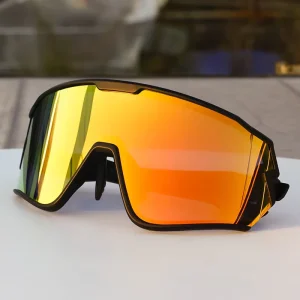 Custom HUBO Sports HB 505 OEM Polarized Photochromic Interchangeable Lens TR90 Sports Glasses for Skating Fashionable