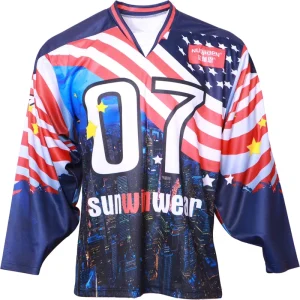 Custom Ice Hockey Uniform with Embroidery and Sublimation Print, Women’s Team Sportswear with Hockey Socks and Pants
