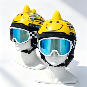 Custom Kids Ski Goggles Anti Scratch OTG Anti Fog Over Glasses Snow Snowboard Goggles for Girls Boys Children