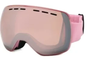 Custom Logo Anti-Fog Magnetic Lightweight UV Protection Sport Glasses Ski Goggles Red Mirror Lenses for Men Women