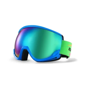 Custom Logo Blue Color Frame Anti Ultraviolet Photochromic Winter Outdoor Sports Eye Protective Ski Goggles