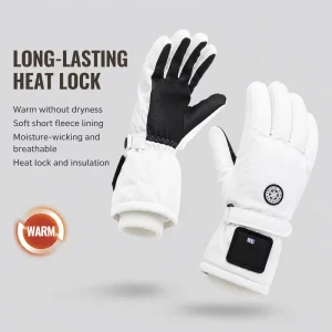 Custom Logo Heat Lock Outdoor Winter Thickened Waterproof Touchscreen Needle Detection Wrist Length Sports Warm Gloves