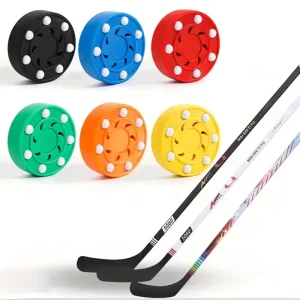 Custom Logo Hockey Balls and Pucks for Inline and Field Hockey Training
