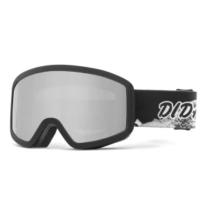 Custom Logo OEM Kids Ski Goggles with Large View, Cylindrical Lens and Nose Pad
