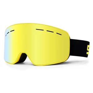 Custom Logo OTG Ski Goggles Anti fog Lens Night Skiing Suitable UV400 Protection Perfectly Packaged Polarized Snowboard Glasses