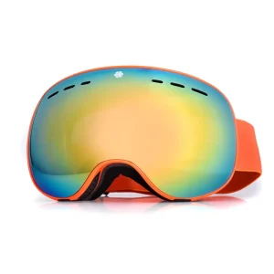 Custom Logo Photochromic Ski Goggles Magnetic Interchangeable Lens Anti Fog Snowboard Goggles OTG Snow Glasses for Men Women