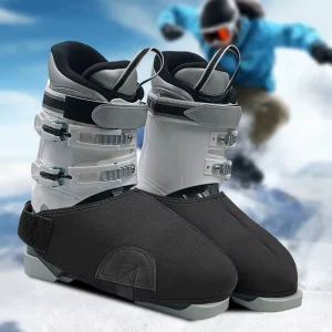 Custom Logo Water Resistant Washable Winter Keep Feet Dry Warm Neoprene Ski Boot Shoe Cover Protector for Snow Activities