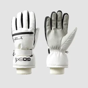 Custom Logo Windproof Waterproof Thermal Snow Gloves for Men and Women