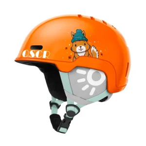 Custom Logo and Pattern Dual Sport Winter Ski Helmet with Goggles for Children PC EPS Material