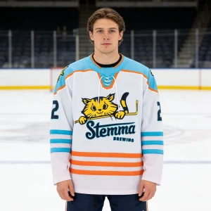 Custom Made Reversible Ice Hockey Jersey Set Polyester Adult Sports Wear With Printed Team Name for Adults
