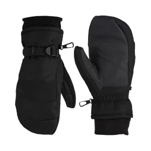 Custom Men’s Winter Insulated Heated Viscose Polyester Waterproof Mittens Gloves for Cycling Daily Casual