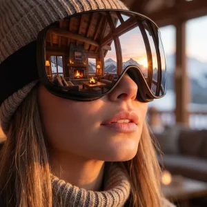 Custom OEM Unisex Ski Goggles with High clarity Spherical Lens Anti fog Coating Helmet compatible Design